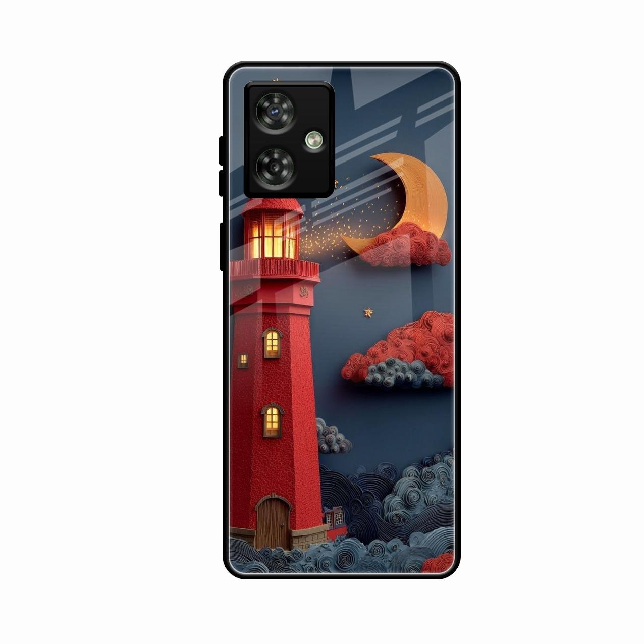 Moonlight Lighthouse Aesthetic Phone Case Cover For Motorola G54 5G