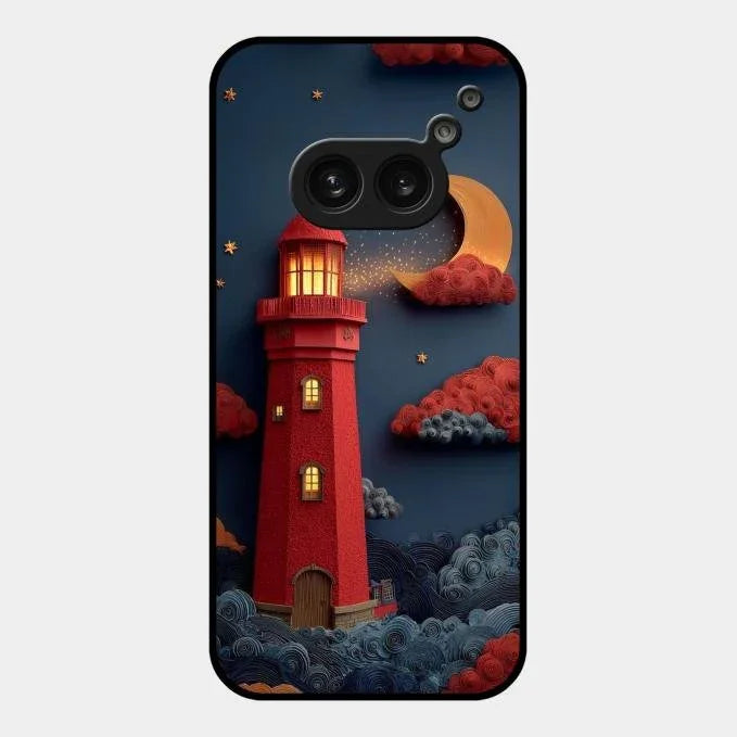 Moonlight Lighthouse Aesthetic Phone Case Cover For Nothing