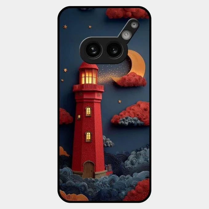 Moonlight Lighthouse Aesthetic Phone Case Cover For Nothing