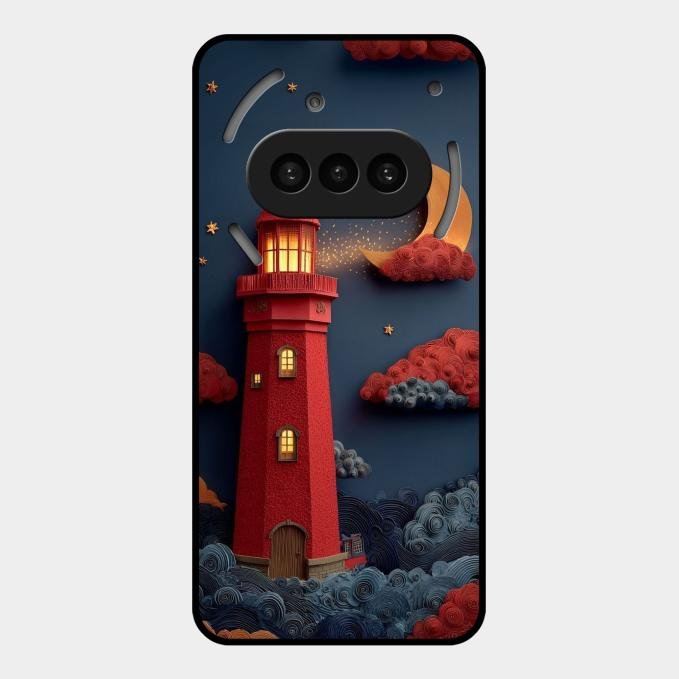 Moonlight Lighthouse Aesthetic Phone Case Cover For Nothing Phone 3A 5G