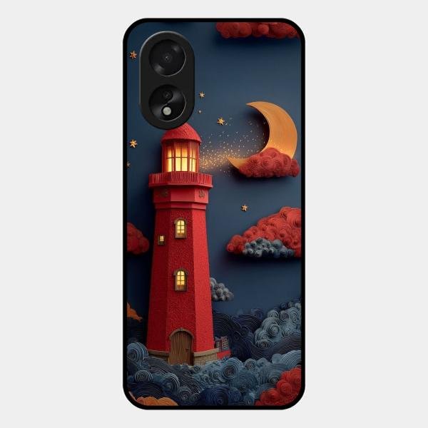 Moonlight Lighthouse Aesthetic Phone Case Cover For Oppo