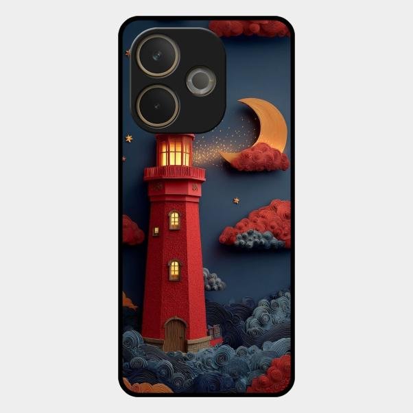 Moonlight Lighthouse Aesthetic Phone Case Cover For Oppo