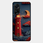 Moonlight Lighthouse Aesthetic Phone Case Cover For Oppo