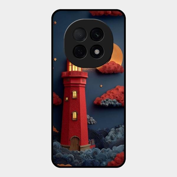 Moonlight Lighthouse Aesthetic Phone Case Cover For Oppo