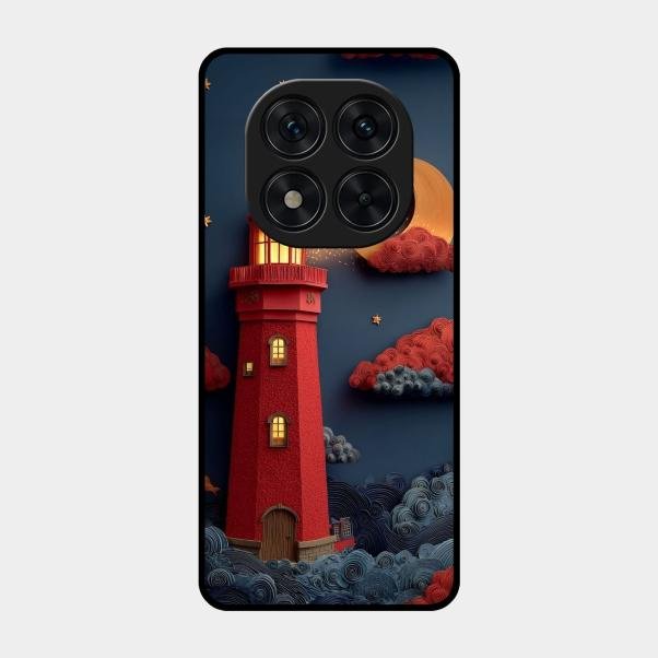 Moonlight Lighthouse Aesthetic Phone Case Cover For Poco X7 5G