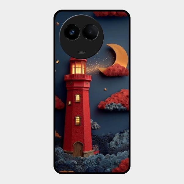 Moonlight Lighthouse Aesthetic Phone Case Cover For Realme