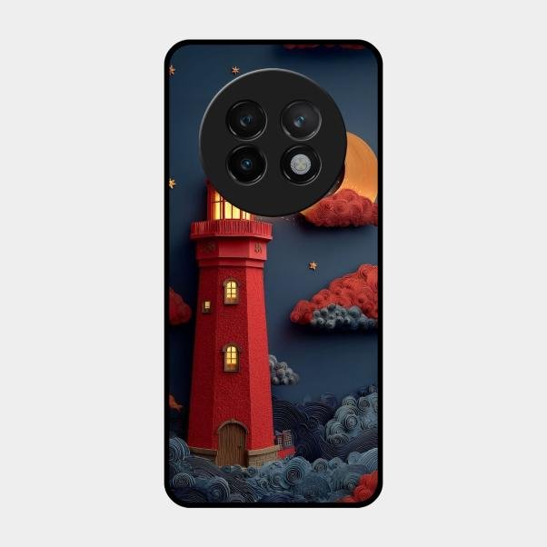 Moonlight Lighthouse Aesthetic Phone Case Cover For Realme 13 Plus 5G