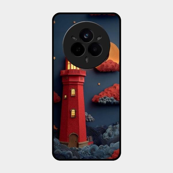 Moonlight Lighthouse Aesthetic Phone Case Cover For Realme 14 Pro Plus 5G