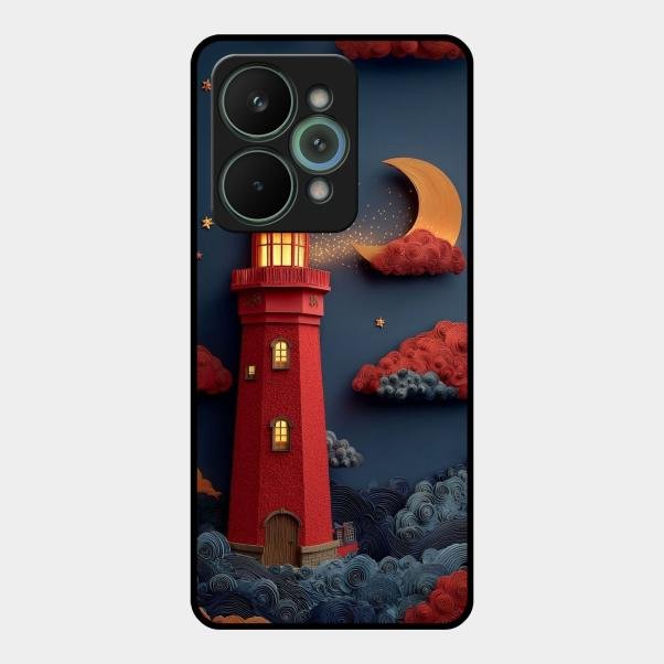 Moonlight Lighthouse Aesthetic Phone Case Cover For Realme