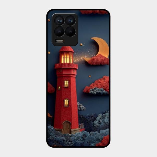 Moonlight Lighthouse Aesthetic Phone Case Cover For Realme 8 Pro