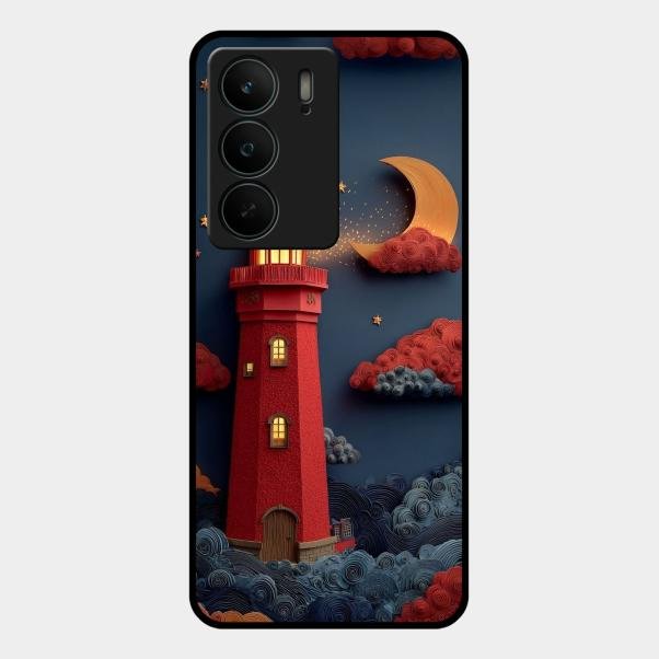 Moonlight Lighthouse Aesthetic Phone Case Cover For Realme