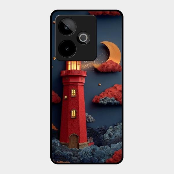Moonlight Lighthouse Aesthetic Phone Case Cover For Realme
