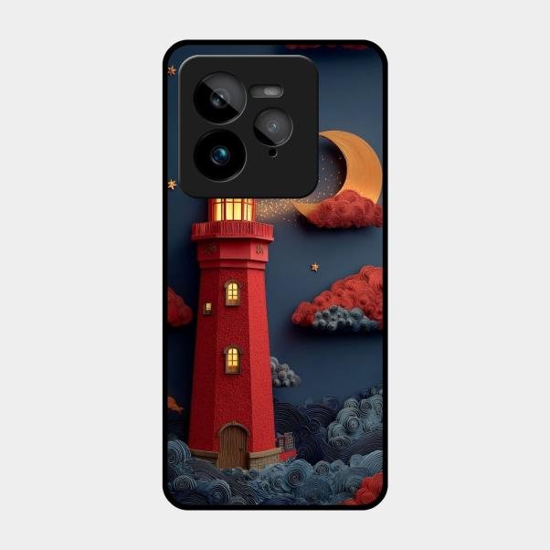 Moonlight Lighthouse Aesthetic Phone Case Cover For Realme