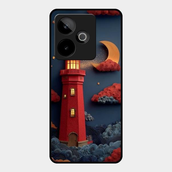 Moonlight Lighthouse Aesthetic Phone Case Cover For Realme