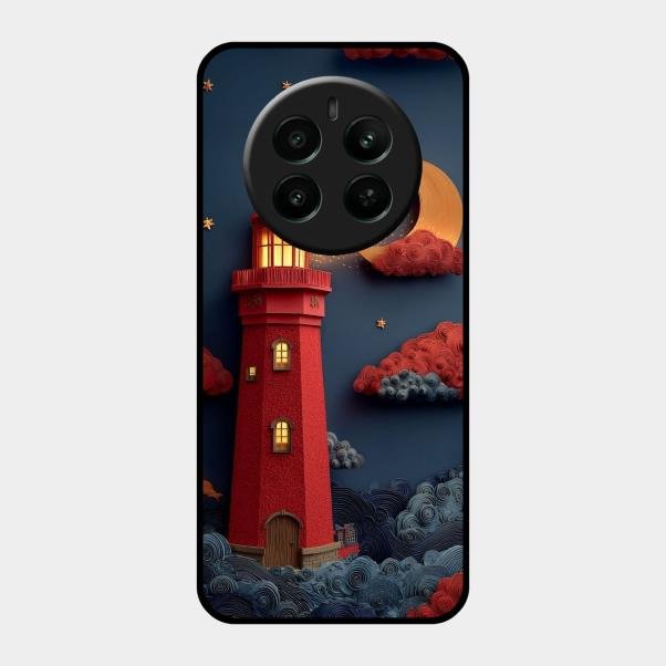 Moonlight Lighthouse Aesthetic Phone Case Cover For Realme