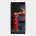 Moonlight Lighthouse Aesthetic Phone Case Cover For Redmi 13 5G