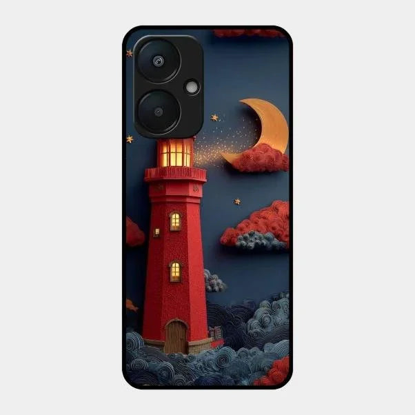Moonlight Lighthouse Aesthetic Phone Case Cover For Redmi