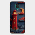 Moonlight Lighthouse Aesthetic Phone Case Cover For Redmi Note 10 Lite