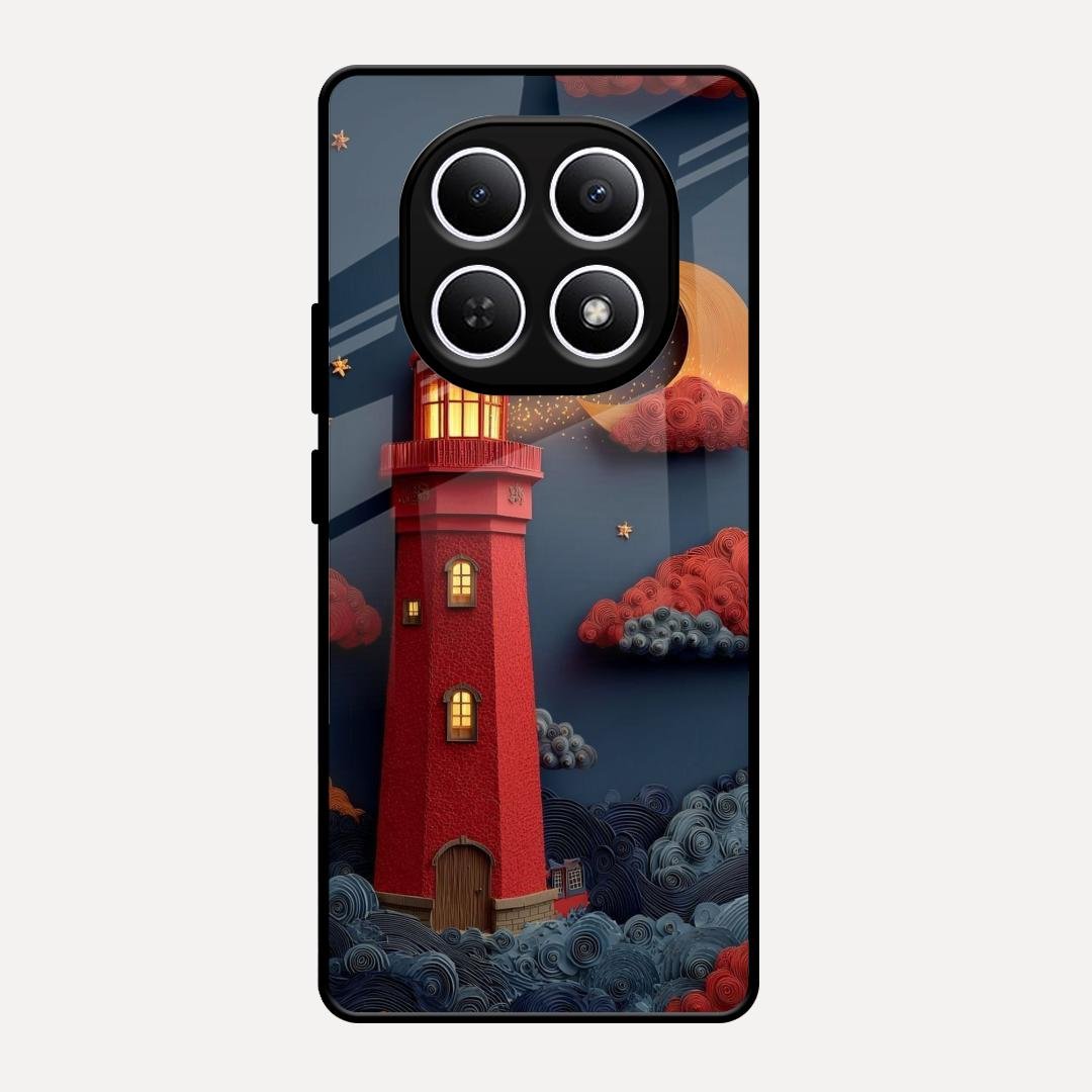 Moonlight Lighthouse Aesthetic Phone Case Cover For Redmi Note 15 5G