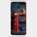 Moonlight Lighthouse Aesthetic Phone Case Cover For Redmi Note 9 Pro Max