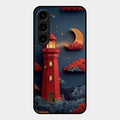 Moonlight Lighthouse Aesthetic Phone Case Cover For Samsung Galaxy S23 5G