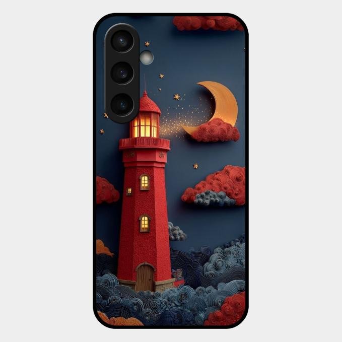 Moonlight Lighthouse Aesthetic Phone Case Cover For Samsung Galaxy S23 Fe 5G