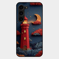 Moonlight Lighthouse Aesthetic Phone Case Cover For Samsung Galaxy S23 Plus 5G