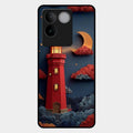 Moonlight Lighthouse Aesthetic Phone Case Cover For Vivo T2 Pro 5G