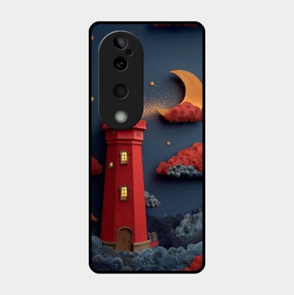 Moonlight Lighthouse Aesthetic Phone Case Cover For Vivo