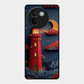Moonlight Lighthouse Aesthetic Phone Case Cover For Vivo V30E 5G