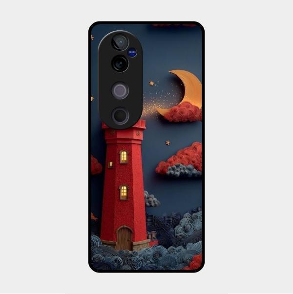 Moonlight Lighthouse Aesthetic Phone Case Cover For Vivo