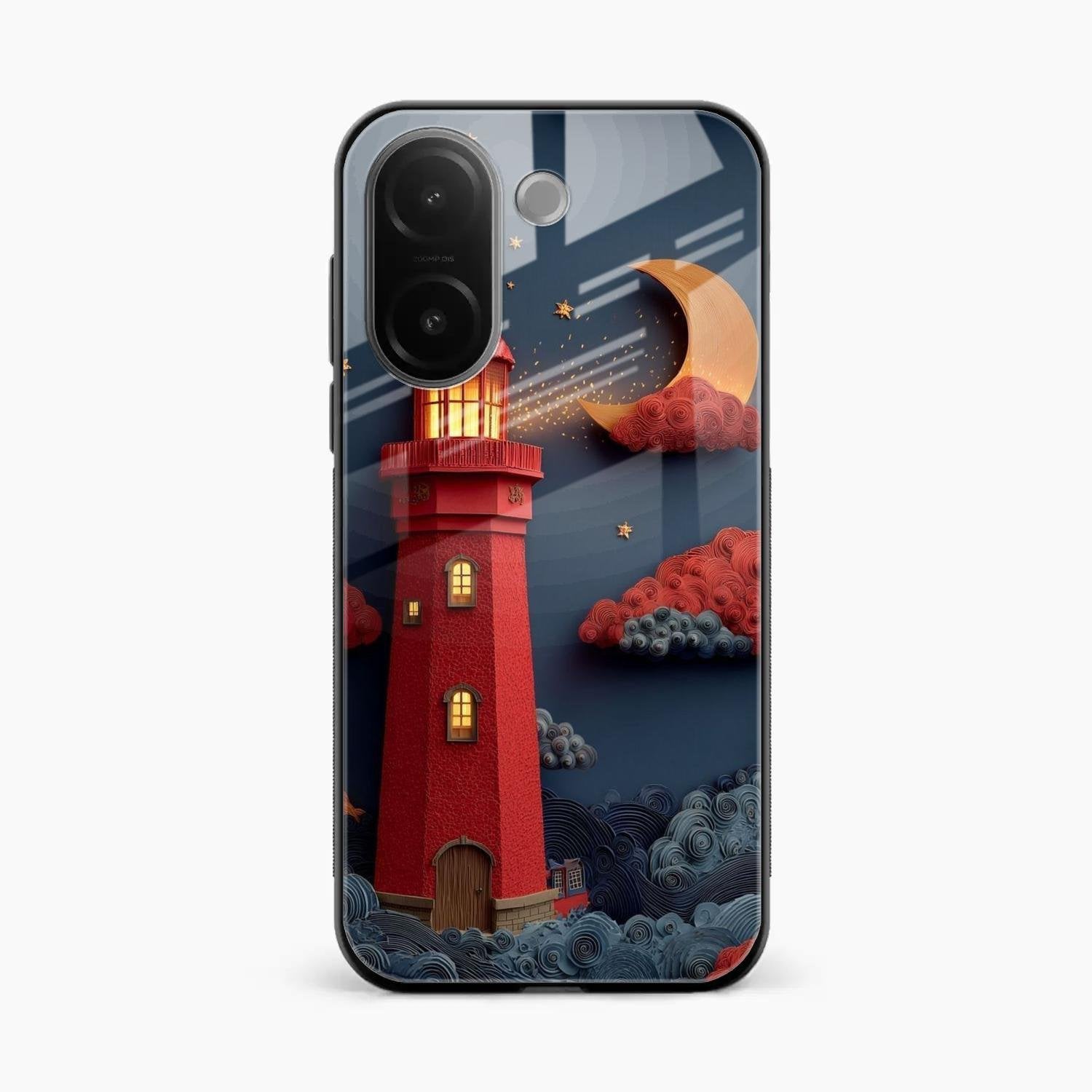 Moonlight Lighthouse Aesthetic Phone Case Cover For Vivo
