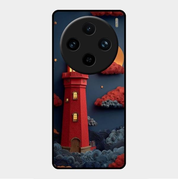 Moonlight Lighthouse Aesthetic Phone Case Cover For Vivo