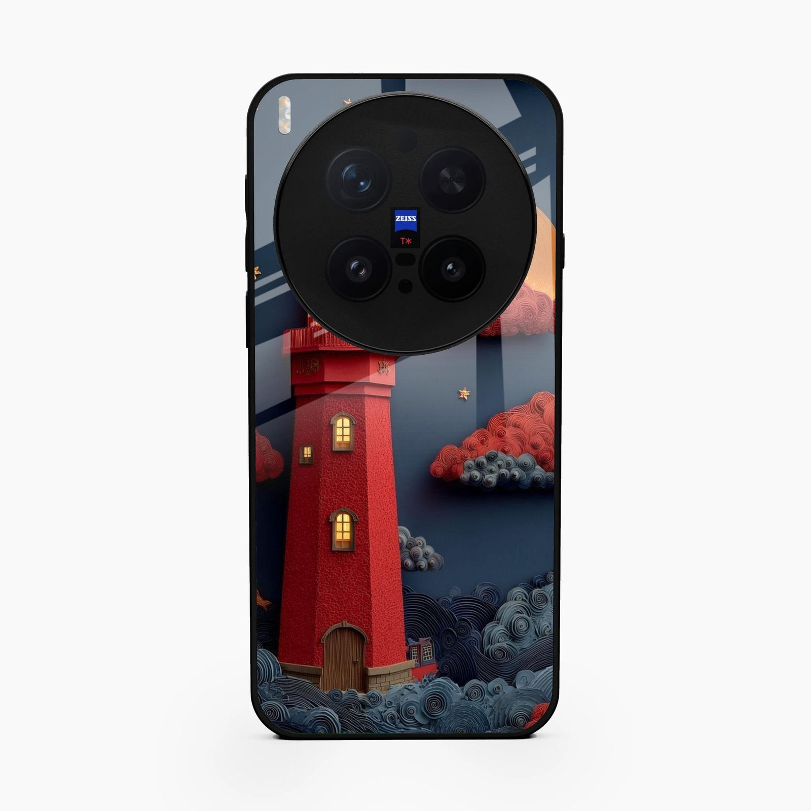 Moonlight Lighthouse Aesthetic Phone Case Cover For Vivo X300 Pro 5G