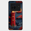 Moonlight Lighthouse Aesthetic Phone Case Cover For Vivo X80 5G