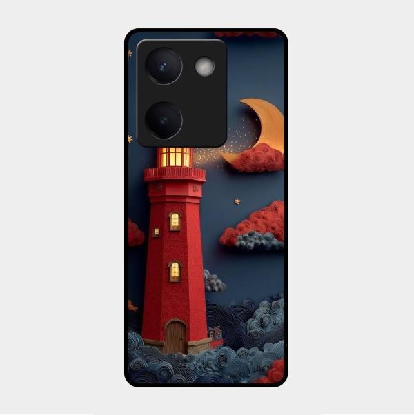 Moonlight Lighthouse Aesthetic Phone Case Cover For Vivo