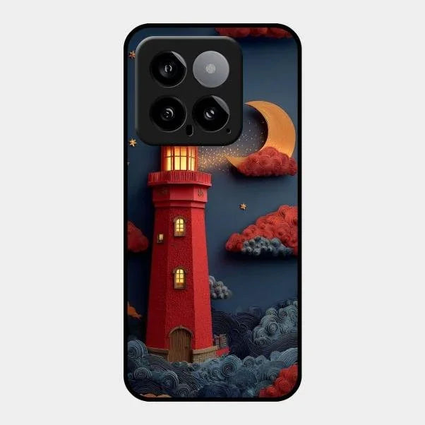 Moonlight Lighthouse Aesthetic Phone Case Cover For Redmi