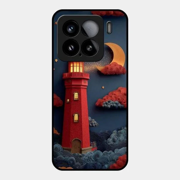 Moonlight Lighthouse Aesthetic Phone Case Cover For Redmi
