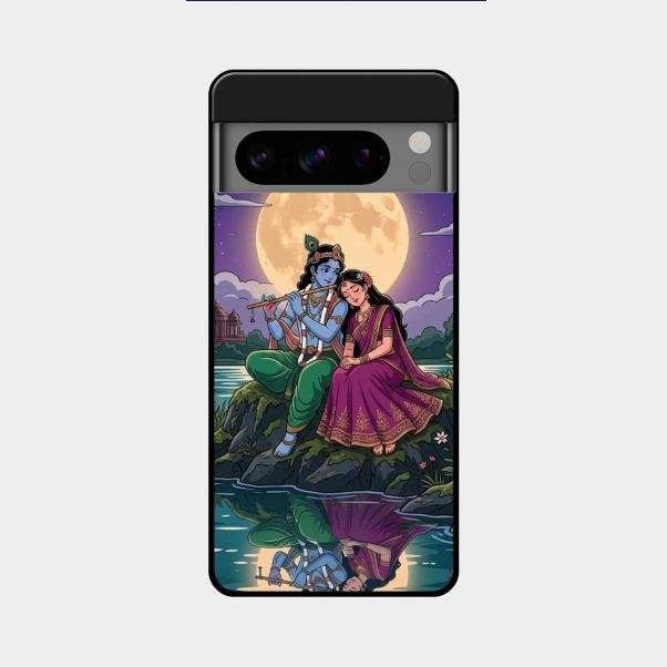 Moonlight Radha Krishna Phone Case For Google Pixel 8 Pro 5G