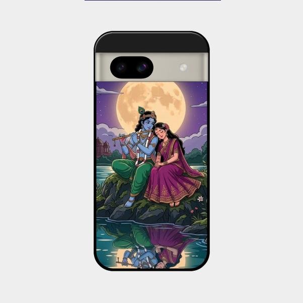 Moonlight Radha Krishna Phone Case For Google Pixel 8A 5G