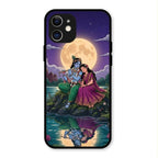 Moonlight Radha Krishna Phone Case For iPhone 12