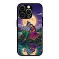 Moonlight Radha Krishna Phone Case For iPhone 14 Pro