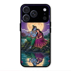 Moonlight Radha Krishna Phone Case For iPhone 17 Pro Max