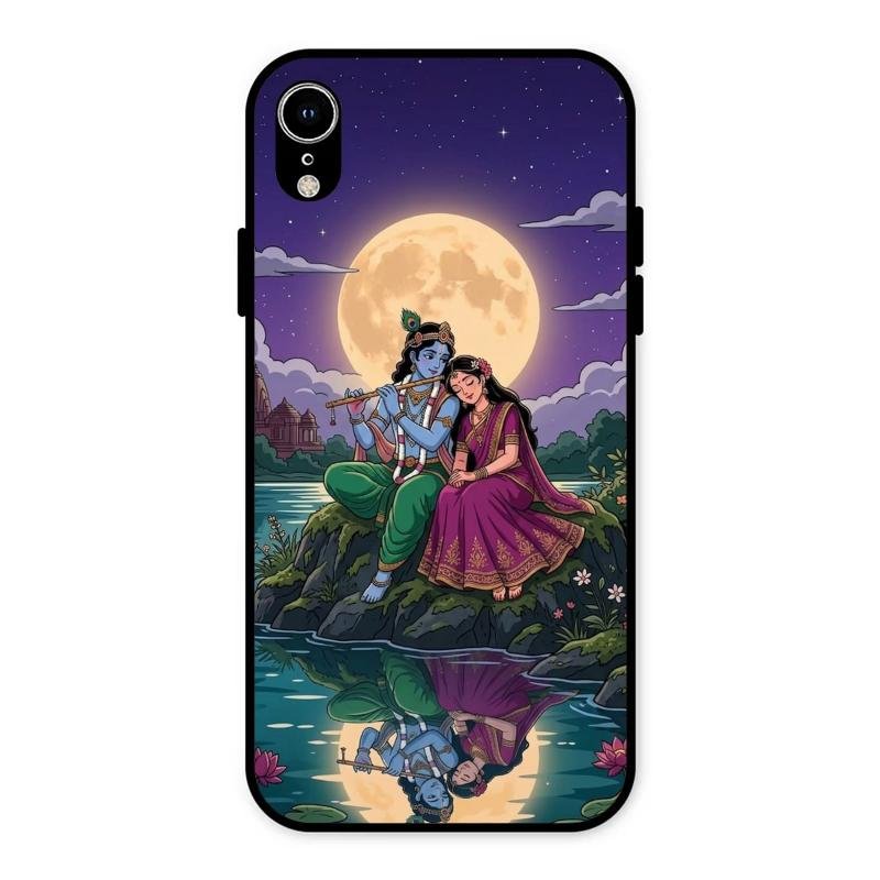 Moonlight Radha Krishna Phone Case For iPhone XR