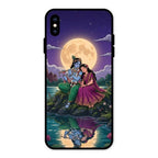 Moonlight Radha Krishna Phone Case For iPhone XS Max