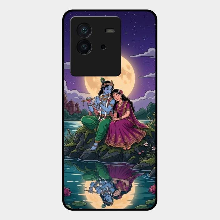 Moonlight Radha Krishna Phone Case For Iqoo Neo 6 5G