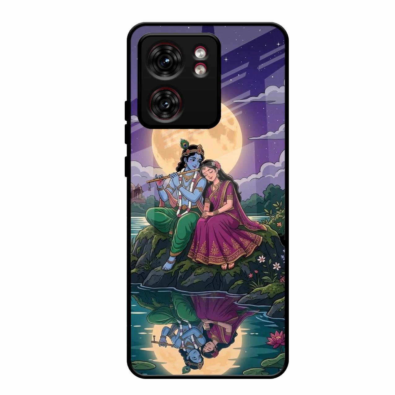 Moonlight Radha Krishna Phone Case For Motorola Edge 40