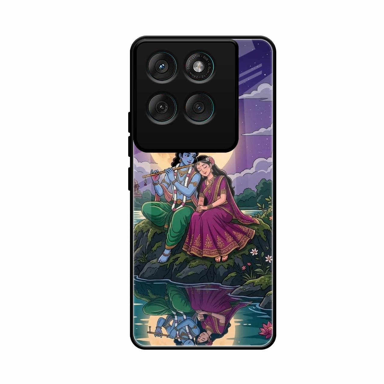 Moonlight Radha Krishna Phone Case For Motorola Edge 60 Pro 5G