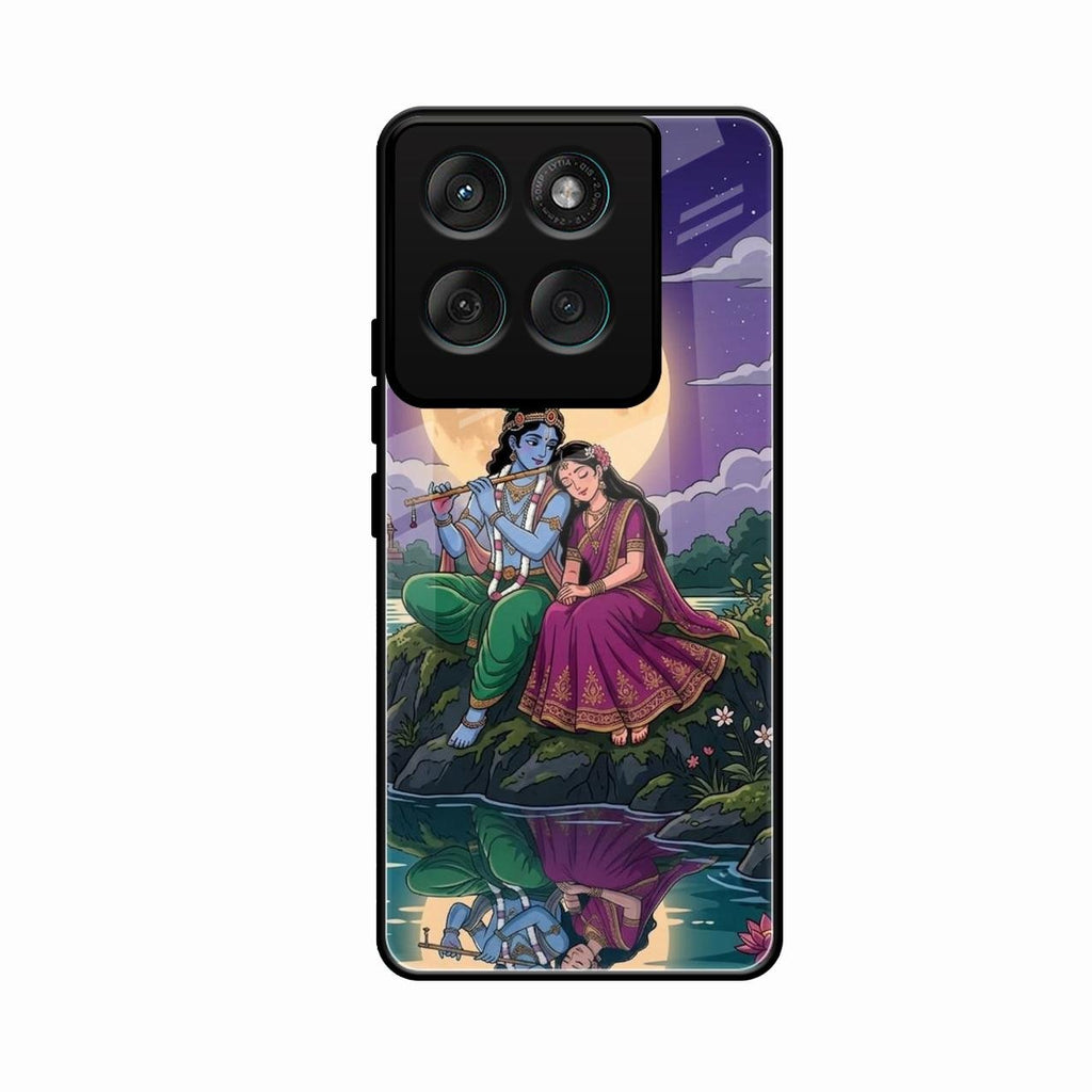 Moonlight Radha Krishna Phone Case For Motorola G57 Power 5G