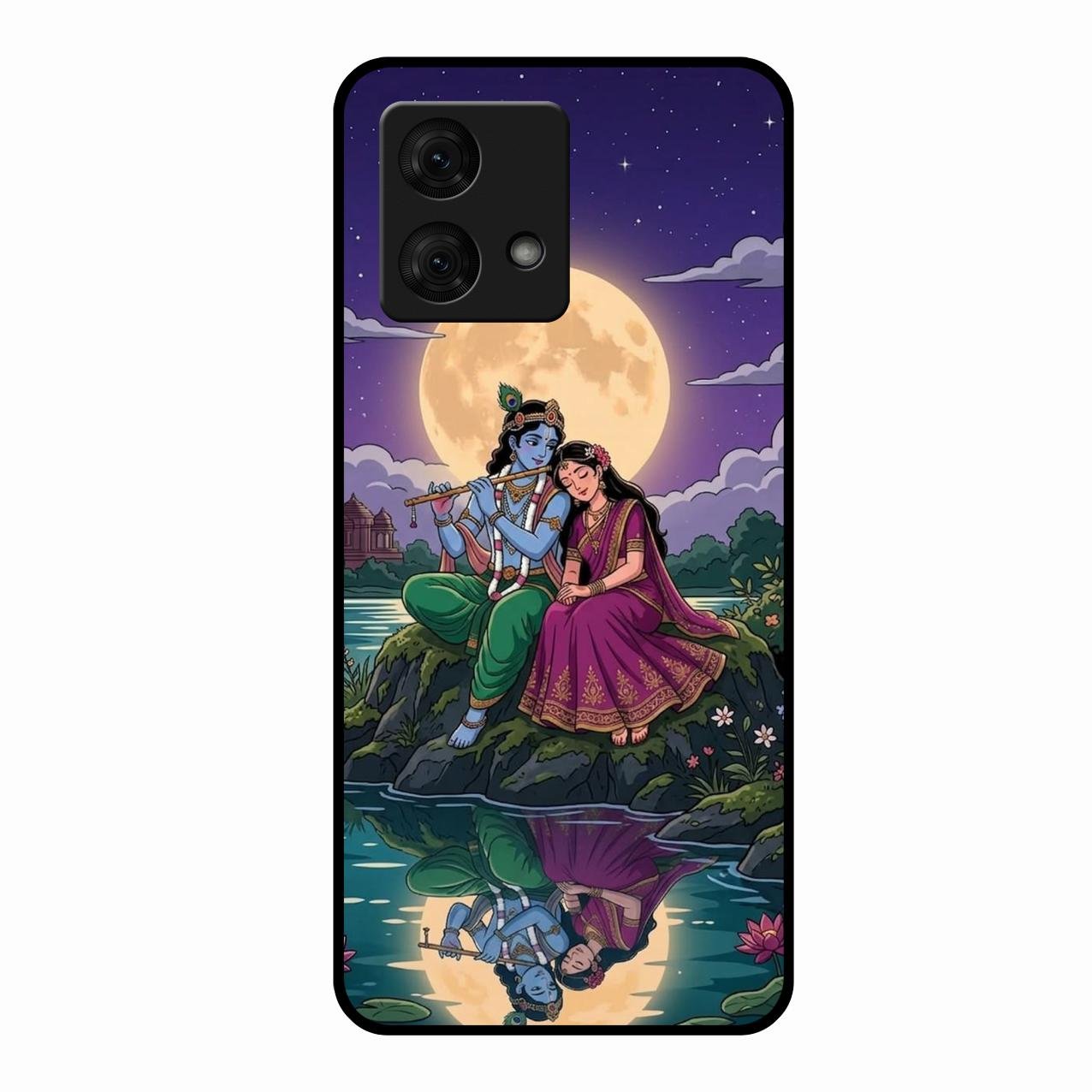 Moonlight Radha Krishna Phone Case For Motorola g84 5G